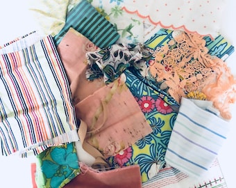 Fabric stash garden colors