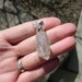 Handmade Unique Double Terminated Crystal necklace! Tibetan Quartz Crystal necklace, silver plated chain necklace, boho necklace #3197