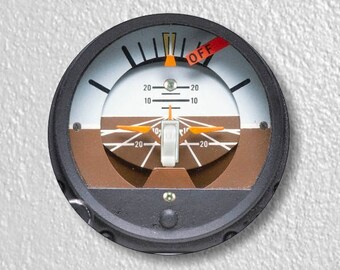 Attitude Indicator Aviation Round Single Toggle Light Switch Plate Cover