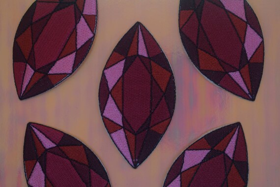Ruby Iron on Patch