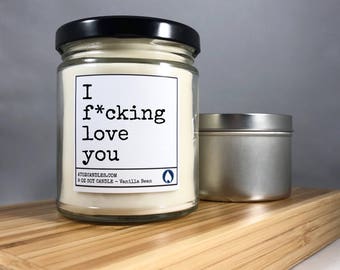 Anniversary|Gifts Funny Gift for Him Funny Gift for Her Best Friend Gift Womens Gift for Her Mens Gift I Fucking Love You Mature Gifts