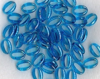 Lagoon Blue Faceted Links SOLID