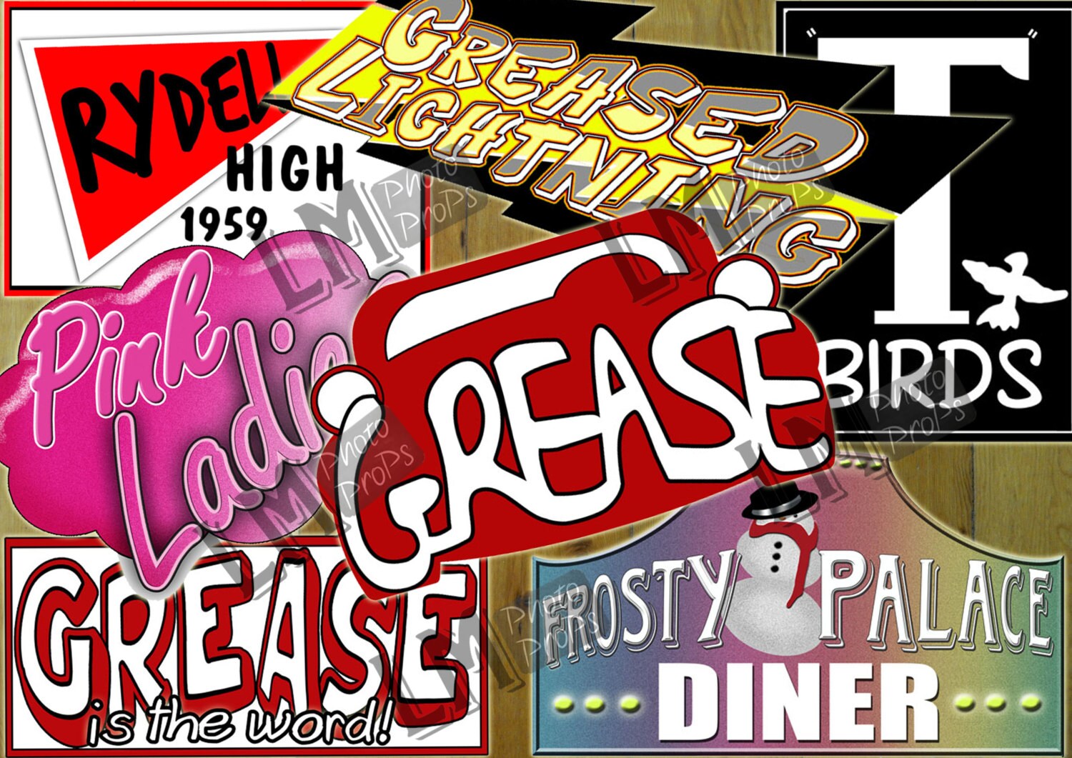 Grease Theme Party Prop Files Fifties Sixties Grease Movie