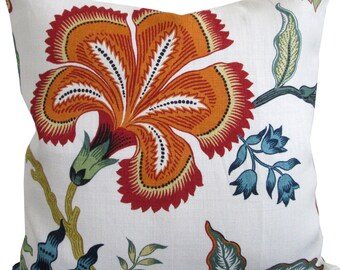 SALE-Hothouse Flowers In Spark-High End Designer Decorative Pillow Cover-Schumacher-Celerie Kemble-Accent Pillow-Single Sided