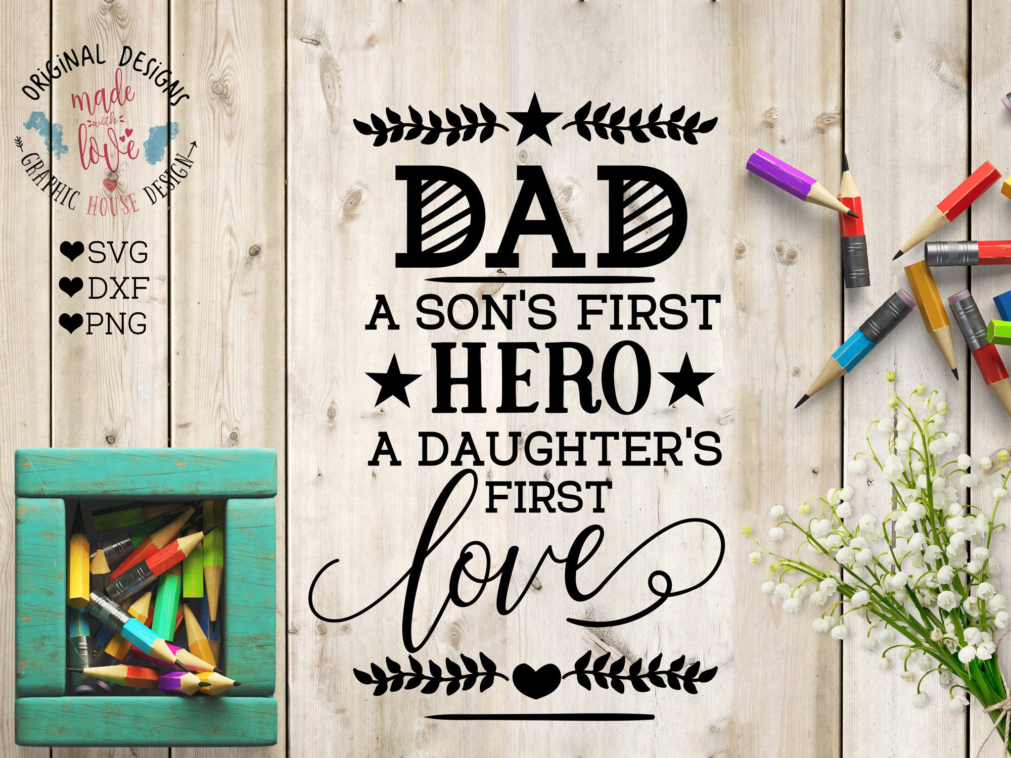 Download father's day svg father svg dad quote Dad a son's