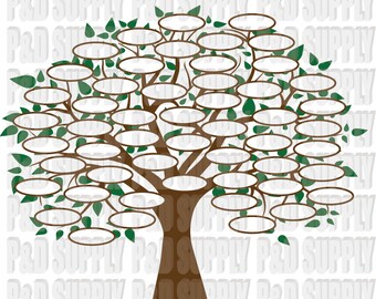 Download Family Tree 15 SVG DXF Digital cut file for cricut or