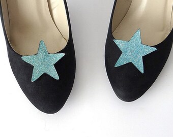 Clips chaussures étoile bleue