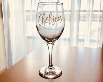 Personalized Wine Glass, Bridesmaid Gift, Personalized Gift, Bridesmaid Proposal