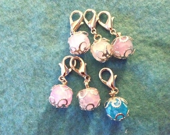 Ballet Slippers Stitch Marker/Savers Set