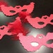 Mardi Gras Inspired Masks • New Orleans Style Masks • 50 Shades of Grey Themed Party Decor • Masquerade Masks