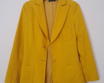 80s Yellow blazer, S, 36