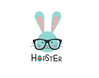 Download bunny monogram easter bunny name bunny Easter SVG PNG DXF