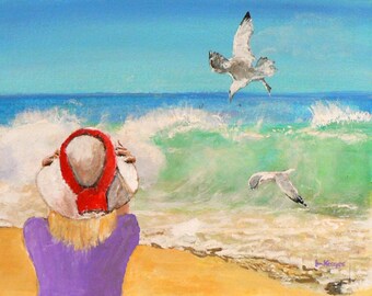 Windy Day at the Beach