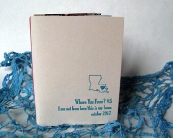 Where You From #5? Zine with letterpress cover