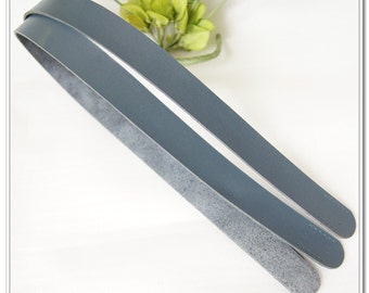 2pcs of dark blue high quality cow leather purse handles purse straps handbag handles handbag strap