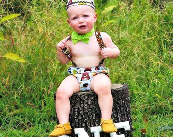 Woodland Forest Friends Cake Smash Outfit