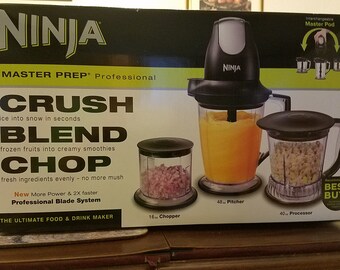 Ninja Master Prep Pro 48-oz Black 1-Speed 450-Watt Pulse Control Blender