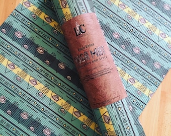 Printed yoga mat