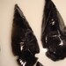 hand knapped obsidian scalpel