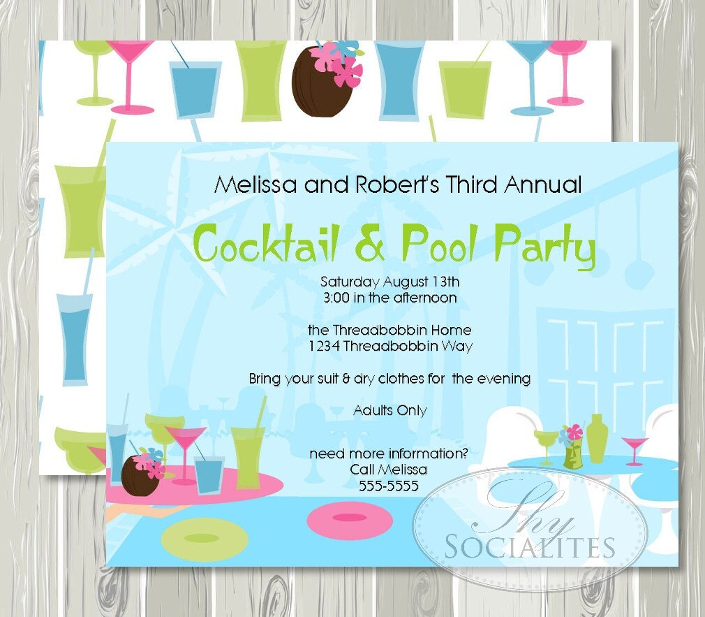 free cocktail party invitation templates