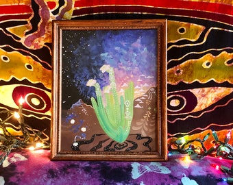 Framed Let It Be, Let It Blossom Giclée Print on Fine Art Archival Paper