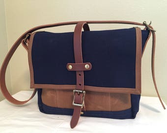 Canvas Messenger Bag
