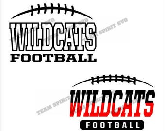Wildcats Football Laces Download Files - SVG, DXF, EPS, Silhouette Studio, Vinyl Cut Files, Digital Files -Use with Cricut and Silhouette