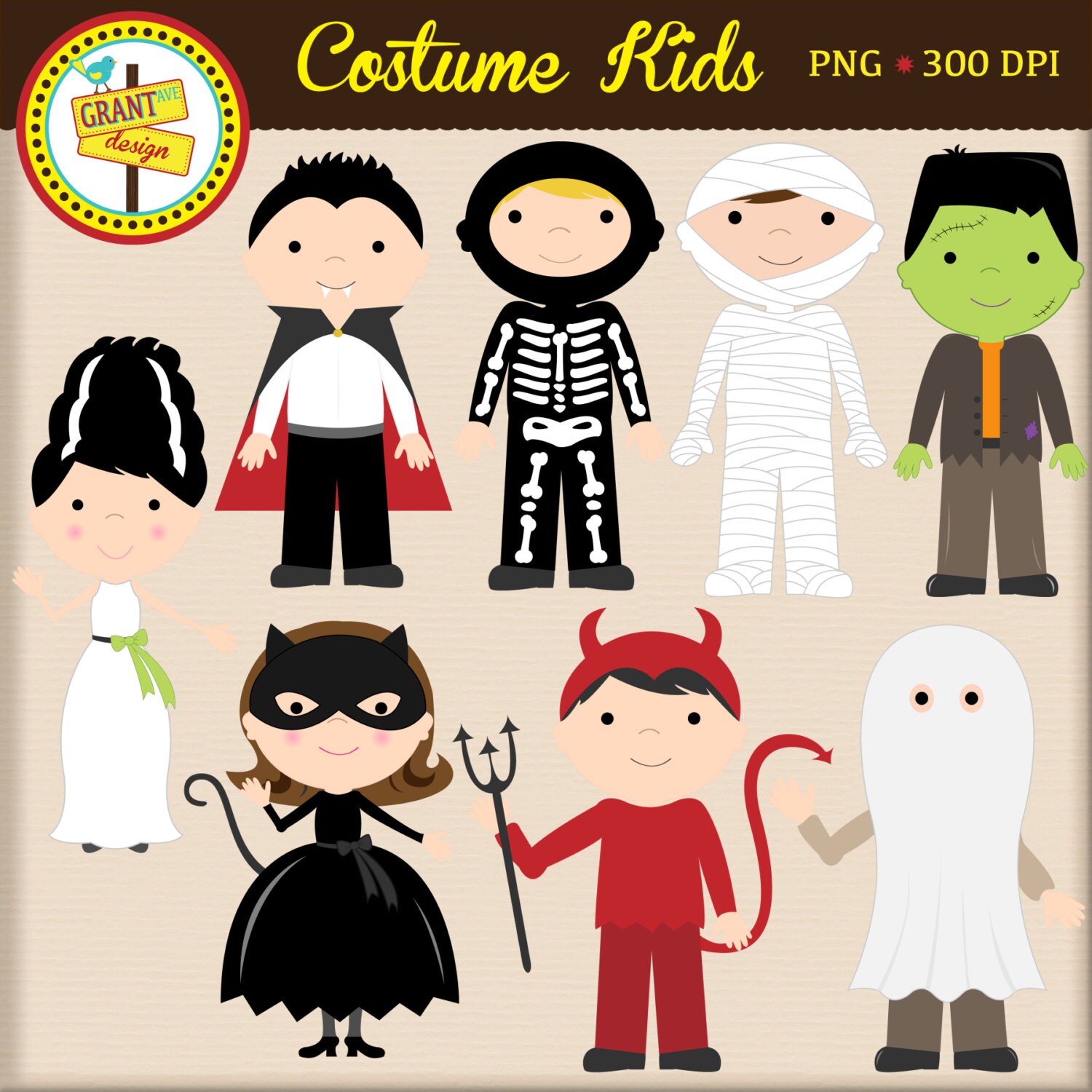 Halloween Costume Clipart Halloween Costume Clip art Cute