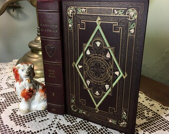 Epics and Sagas, 1910, Harvard Classics 49/Antique Book/Viking Saga/Elder Edda/Beowulf/Song of Roland/Da Derga’s Hostel/Volsungs/Niblungs