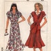 Vintage Misses' Gored Skirt Dress in Two Lenghts Sewing Pattern - Simplicity 8009 - Sizes 10-12-14-16 - UNCUT