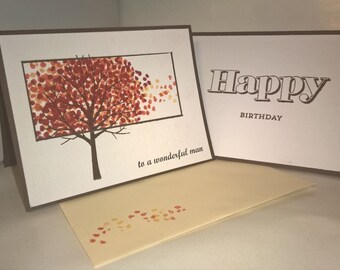 Masculine Fall Birthday Card