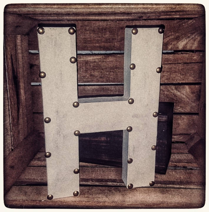 Large Letter H Home Decor Letter Decor Wall Collage Decor