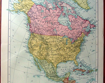 large map of north america