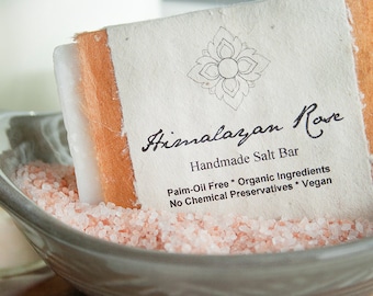 Himalayan Rose Salt Organic Soap, Palm Oil Free, Vegan, 4.5 oz