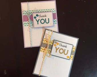 homemade thank you card; thank you card homemade; thank you card; blank card