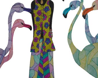Pretty Flamingoes