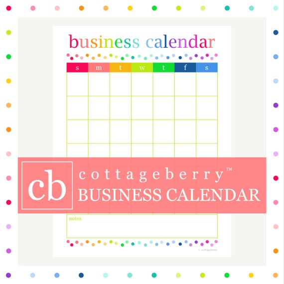 business planner business printable small business home