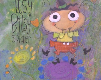 The Itsy Bitsy Spider - Digital Print