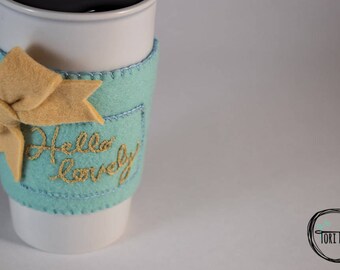 Hello Lovely Cup Cozy