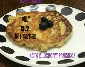 Keto Blueberry Pancakes