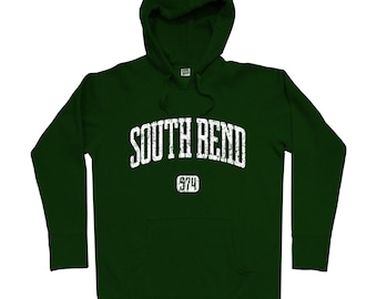 South Bend 574 Hoodie - Men S M L XL 2x 3x - South Bend Hoody, Sweatshirt, Indiana - 4 Colors