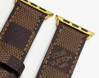 etsy louis vuitton apple watch strap