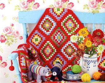 Let's Play with Color Crochet and Knit Goods Petit Maison De Tricot by Kazuko Ryokai- Japanese Craft Book MM