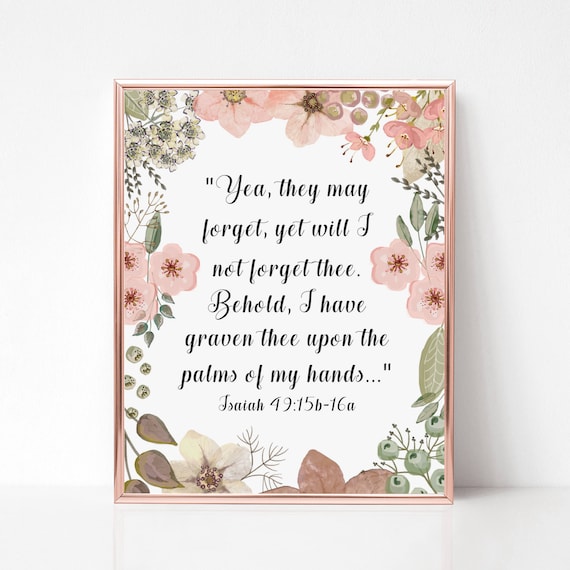 Miscarriage Sympathy Gift Print Scripture Print Infant