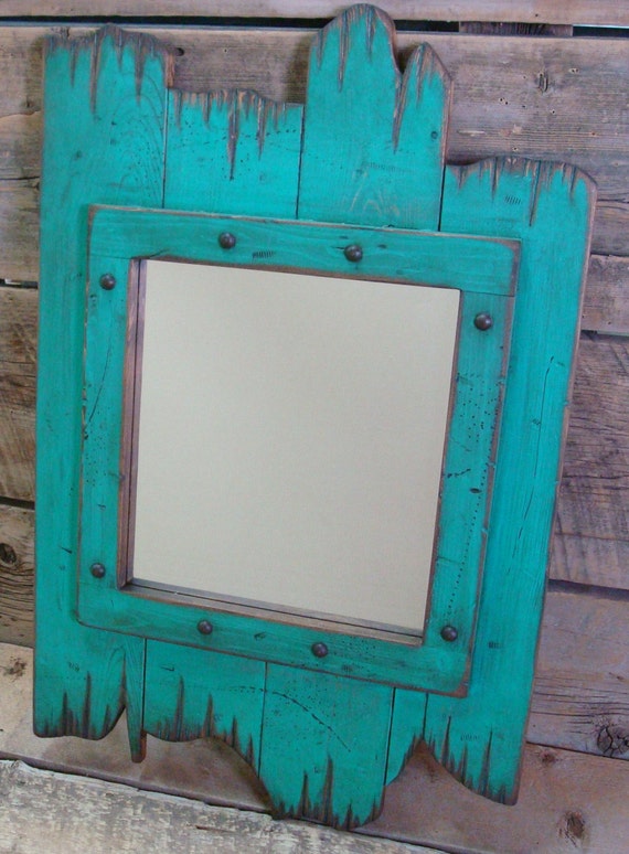 Red Rustic Christmas Wood Barn Wood Mirror Antiqued Red Rustic Christmas Wood Barn Wood Mirror Antiqued