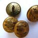 Different sets of round buttons costume military aviation. Variations in size, mark (t W & W, H.J.,) sophisticated and quantity