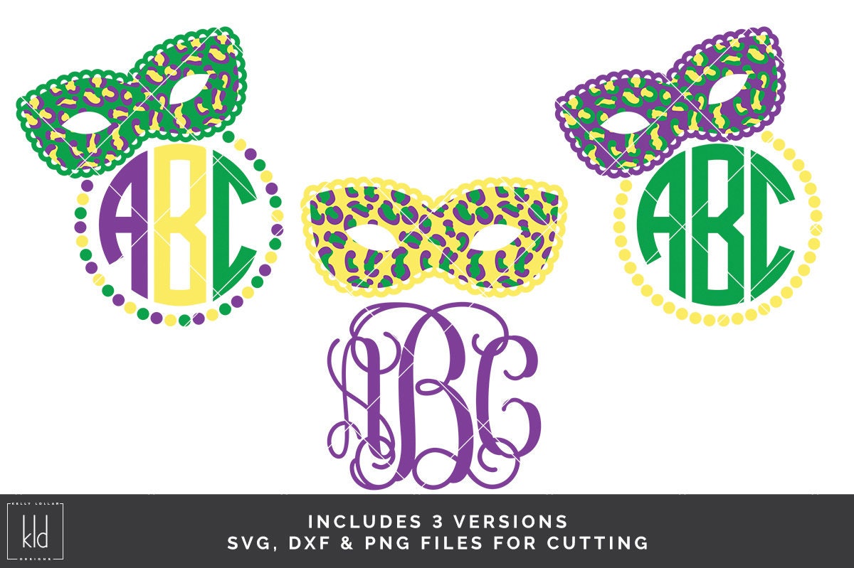 Download Mask Monogram svg Mardi Gras Mask svg Leopard Print svg