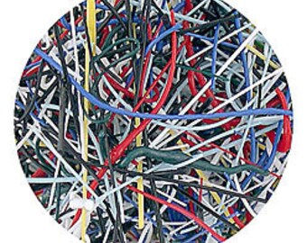 Cat Whiskers, Opaque Enamel Threads, Eight color mix, one ounce