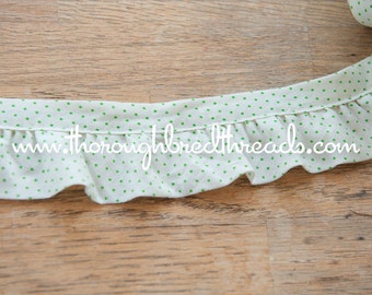 POLKA DOT Ruffle - Vintage Trim New Old Stock Edging