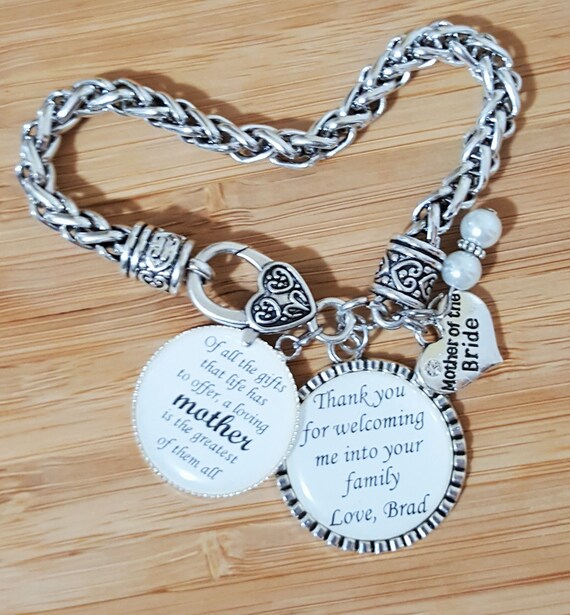 Mother of the Bride Gift Mother of the Bride Bracelet Wedding Gifts for Mother in Law Mother in Law Bracelet Mother in Law Gift